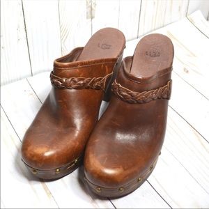 UGG Australia Kaylee Studded Leather Clogs